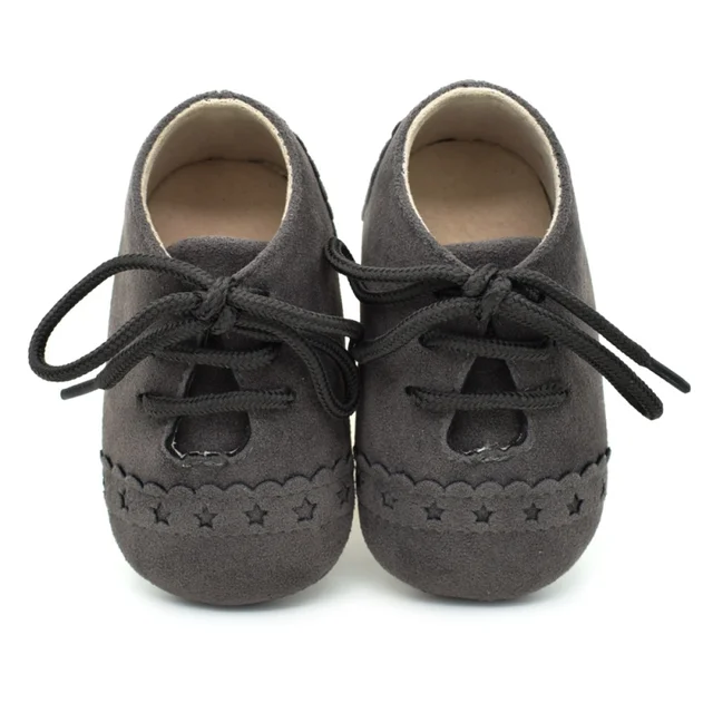 leather antique baby shoes