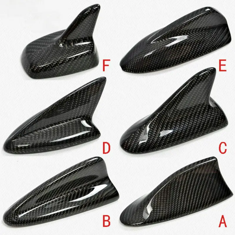 

Auto Carbon fiber Shark Fin Aerial Roof Style Auto Modified Car Aerials Car Styling Antenna