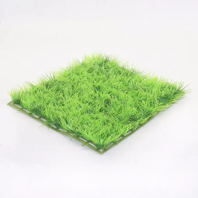 Aquarium Ornament Decorations High Simulation Of Water Lawn ABS Green Plastic Fish Tank Landscape Plants 5