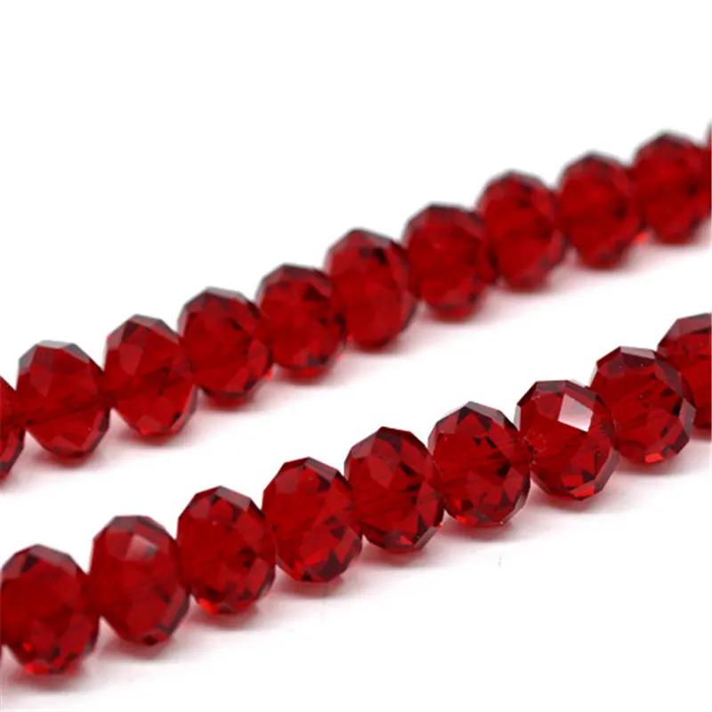 

DoreenBeads Dark Red Crystal Glass Faceted Beads 5040 10mm,Approx 144Pcs (B13686), yiwu