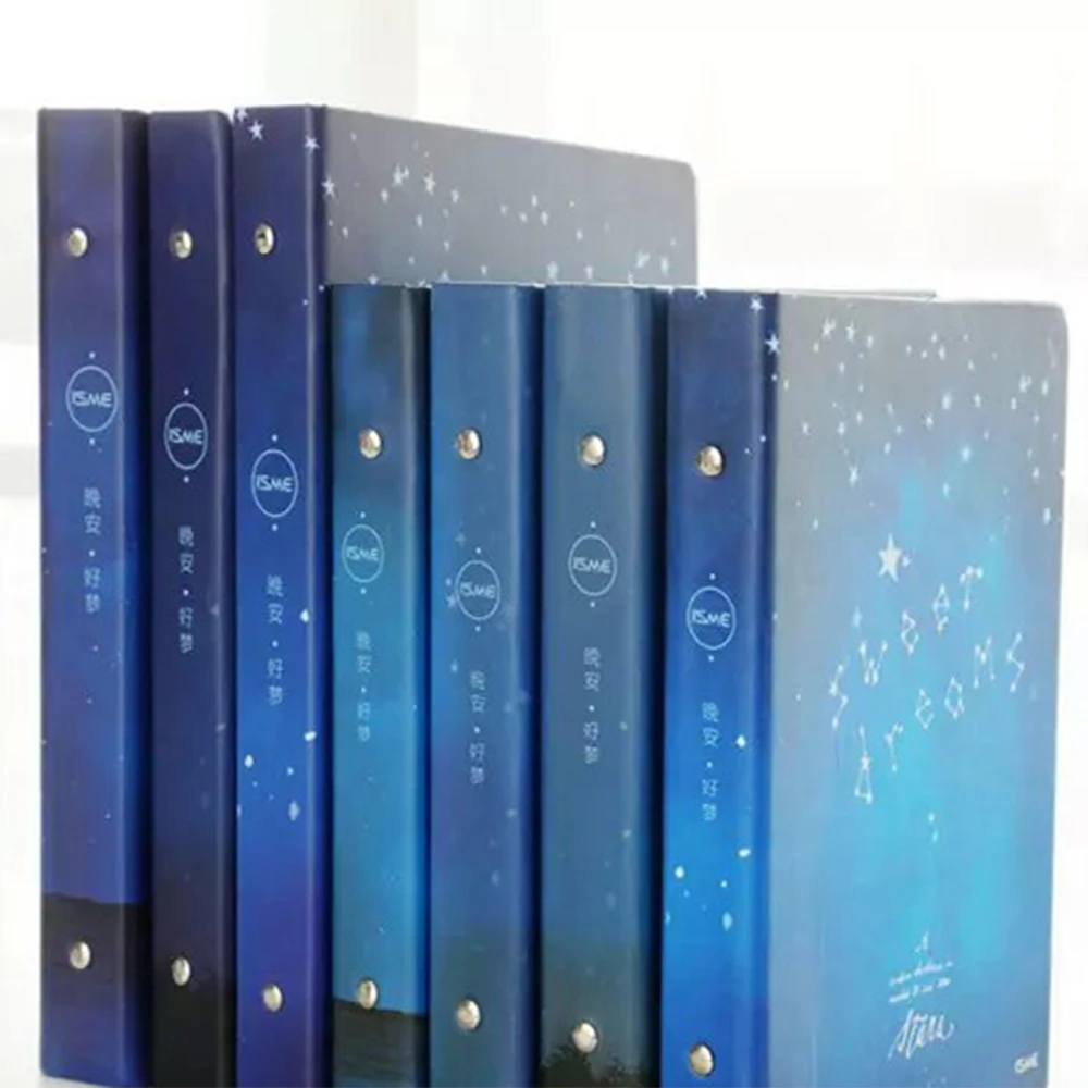 

A5B5 Delicate Star Sky Spiral Planner Organizer Office School Accessories Stationery Binder Notebook Diario Agende Planner