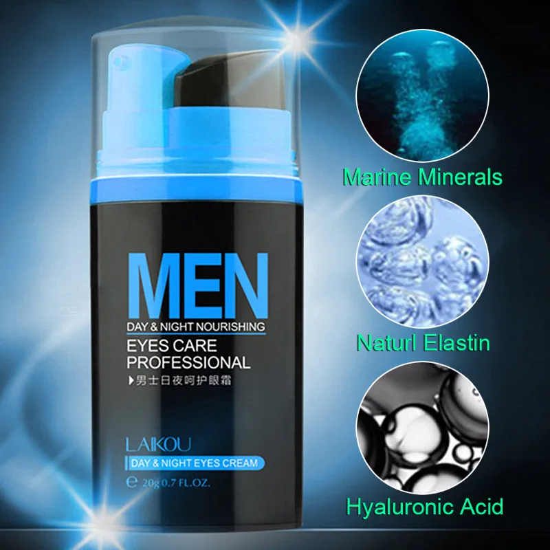 

Men Day and Night Anti-wrinkle Firming Eye Cream 20g Skin Care Black Eye Puffiness Fine Lines Wrinkles Face Care 88 WH9