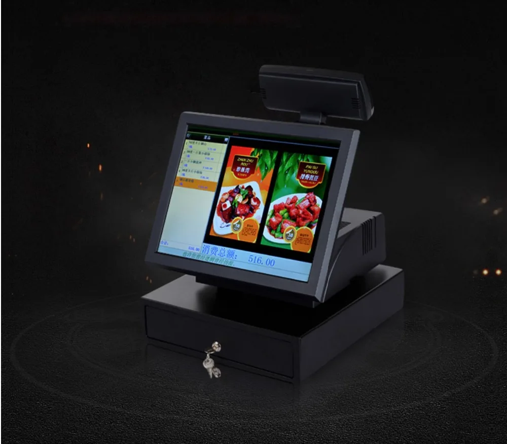 

15 inch LCD touch monitor Restaurant pos terminal touch screen