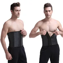 Hot Sale Male Body SHaper Men's Rubber Bodysuit Natural Latex Smooth Corset SHaperwear Waist Trainer Cincher Thin Weight Loss