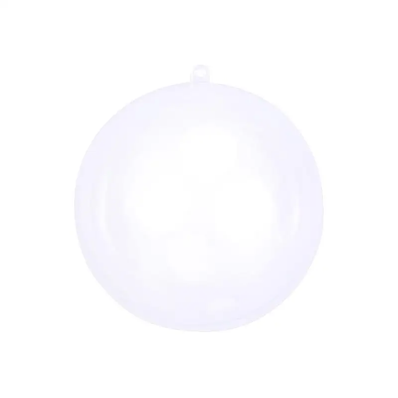 

20cm Clear Plastic Acrylic Bath Bomb Mold Shells Molding Balls Fillable Christmas Tree Ornaments DIY Bath Bomb Molds