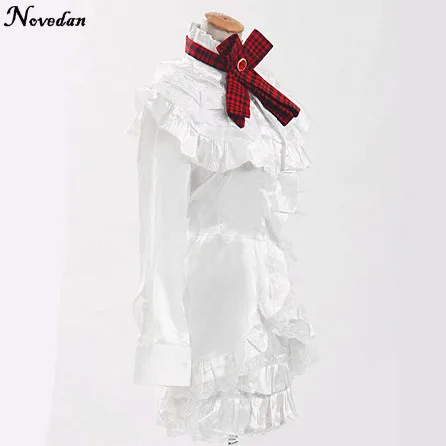 Бесплатная доставка игра Tekken 6 Лили белое платье перчатки галстук Косплей Костюм для Хэллоуина для вечеринок для девушек женский костюм