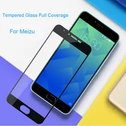 9 H 2.5D HD закаленное Стекло для Meizu M3 Max Pro 5 6 M5 Примечание M5S MX6 M5C Металл полный покрытие Экран протектор фильм sklo