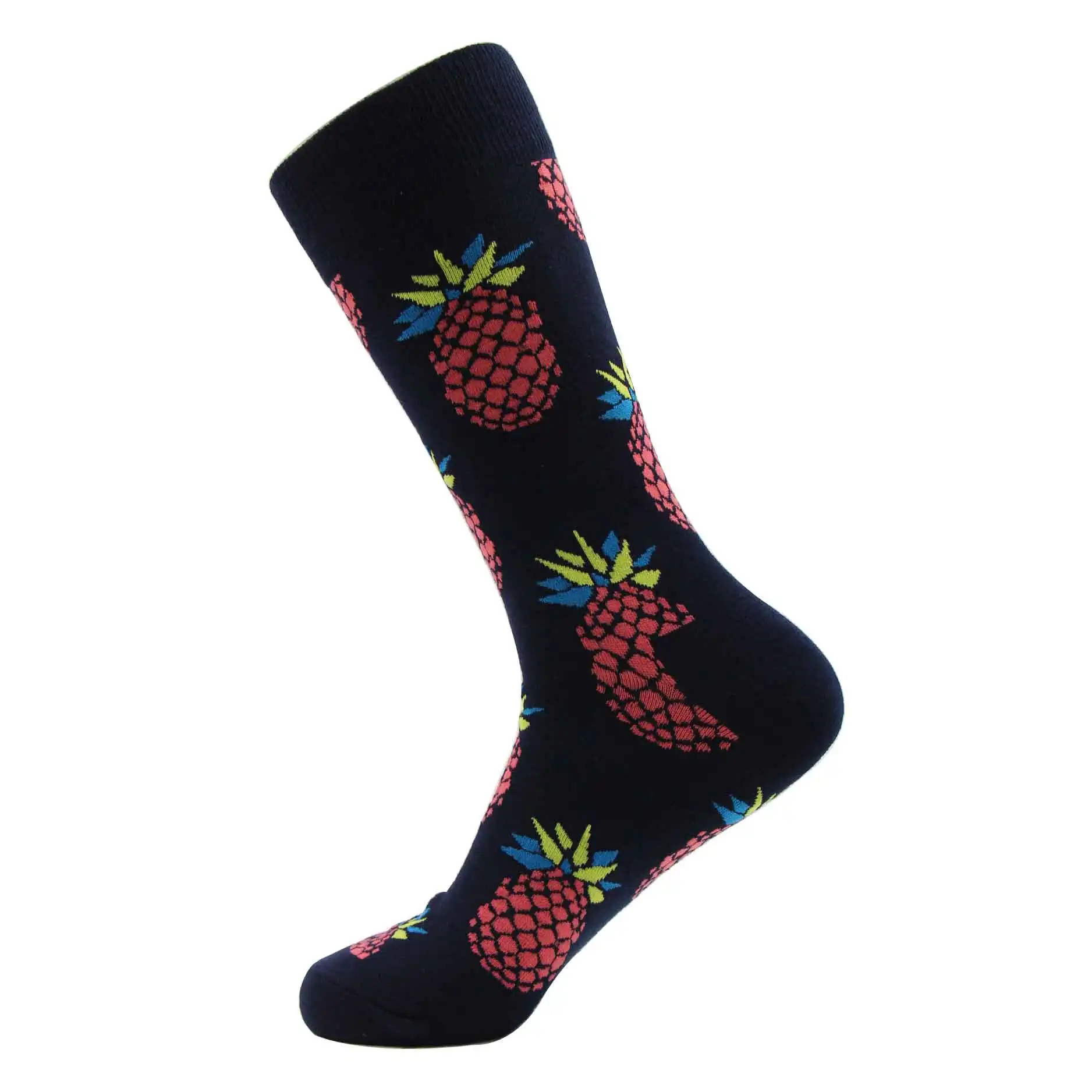 WH SOKKEN забавные мужские новые носки из чесаного хлопка шар с водородом компрессионный хип-хоп Повседневный стиль для новинок подарки 25 цветов - Цвет: SKFR002