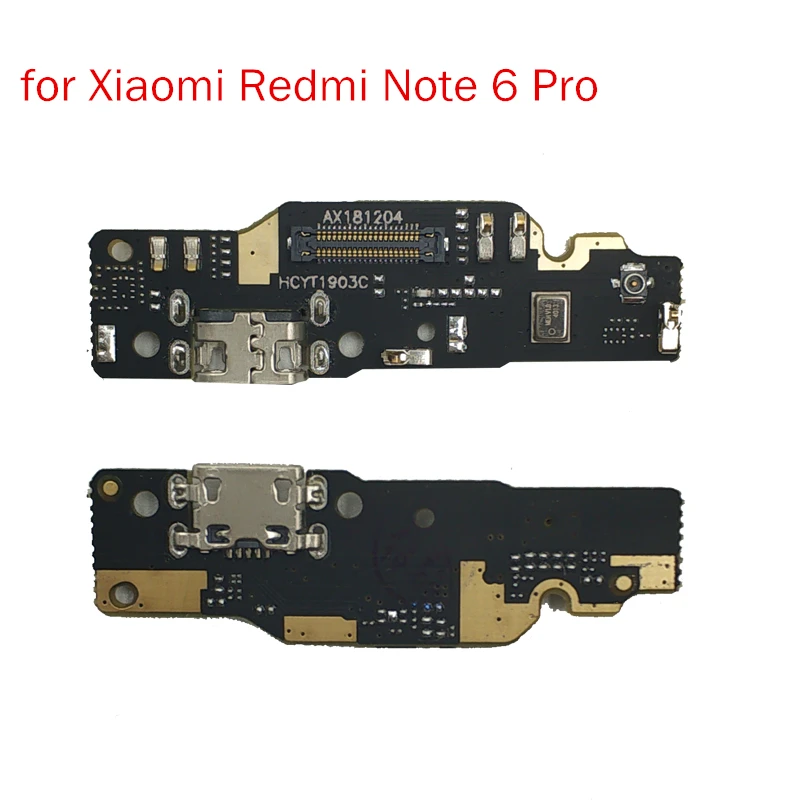 

for Xiaomi Redmi Note 6 Pro USB Charger Dock Connect Connecting Charging Flex Cable Redmi Note6 Pro Repair Spare Parts Test QC