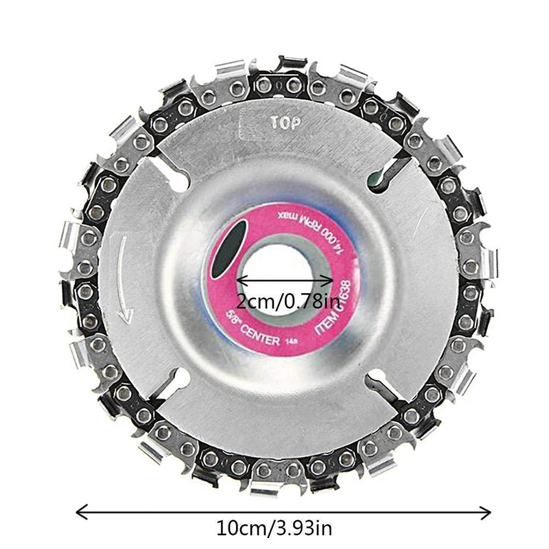

Circular saw blade Log Carving Disc Angle Grinder Chain Disc Carving Saw Blade Disc