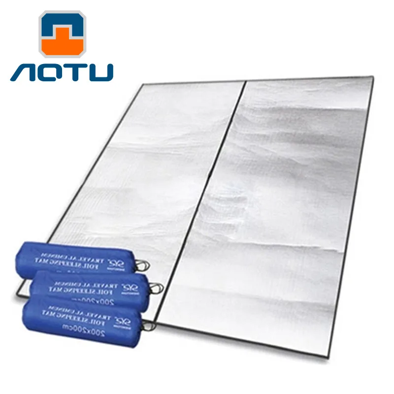 

NEW 2020 Outdoor 200 * 250cm crawl dampproof mat cloth tents MATS camping picnic Aluminum film Mat