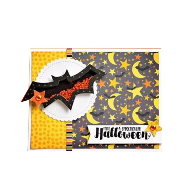 

GJCrafts Cutting Dies Halloween for Scrapbooking Metal Spider Dies Ghost Cut for Card Making Craft 2019 New Embossing Stencil