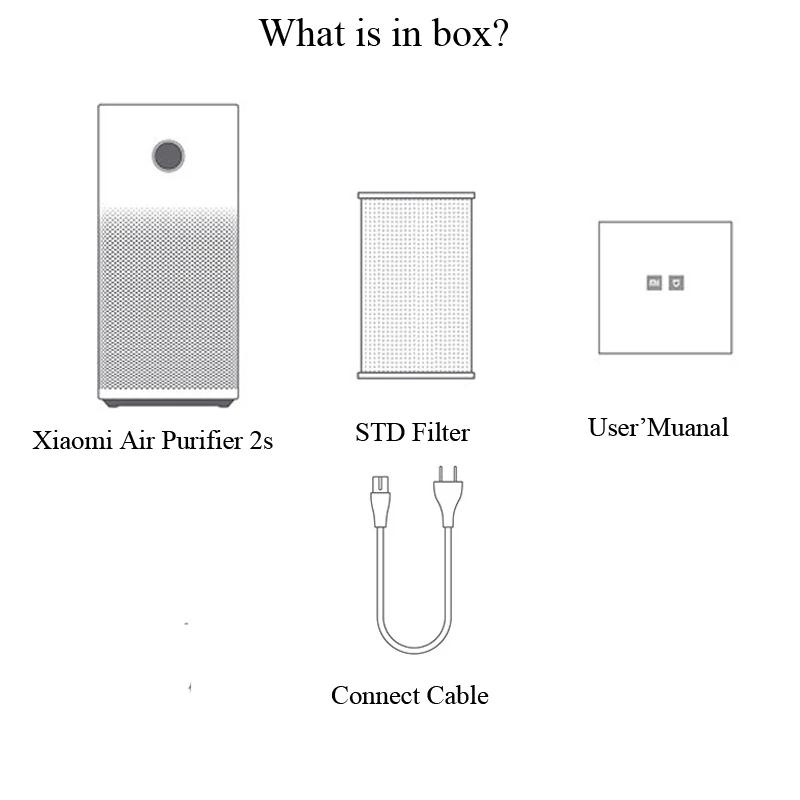 Обновленный очиститель воздуха Xiao mi 2 S, умный OLED дисплей, смартфон mi Home APP, контроль дыма, пыли, специфический запах, очиститель