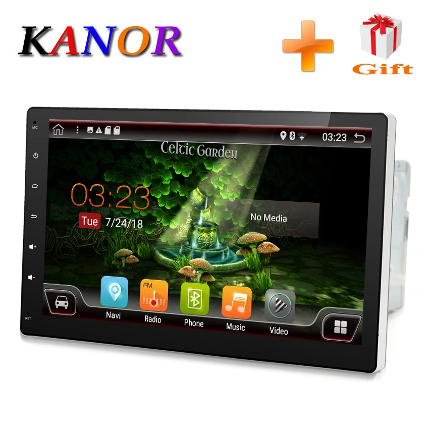 

KANOR 10.1inch Quad Core 2+32G 2din Android 7.1 Car Autoradio Multimedia With Navigation WIFI Bluetooth Car Radio GPS Android
