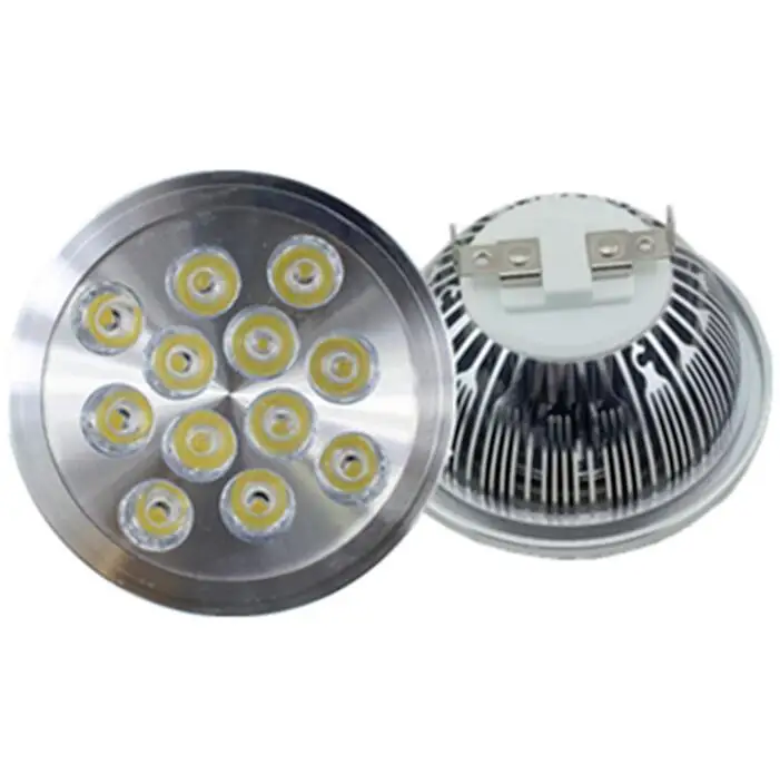 12 Вт AR111 светодиодный лампы AC 85~ 265 V или DC12V эпистовые прожекторы Светодиодный светильник наивысшей мощности, теплый белый 3000 K холодный белый 6000 k