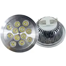12 Вт AR111 светодиодный лампы AC 85~ 265 V или DC12V эпистовые прожекторы Светодиодный светильник наивысшей мощности, теплый белый 3000 K холодный белый 6000 k