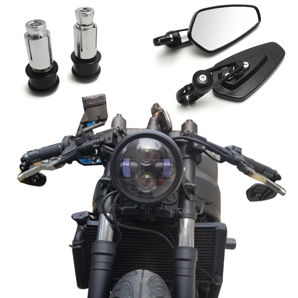 

KEMiMOTO Motorcycle Mirror Universal handlebar mirror For Yamaha for Kawasaki for Harley for KTM for Suzuki Parts 7/8" 22mm