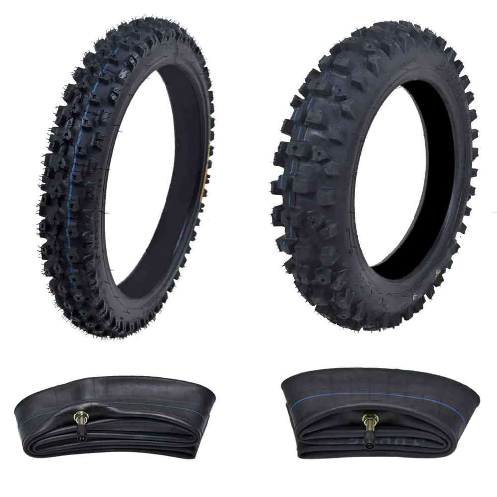 Ront Tire 60/100 14 с внутренней трубой + Задняя 80/100 12 для грязевых велосипедов Dirt Pit