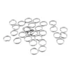 Aiovlo 100pcs/lot 6 8 10 12 15 Mm Stainless Steel Jump  Split Rings Key Chain Utility Connectors for Diy Jewelry Making ► Photo 3/6