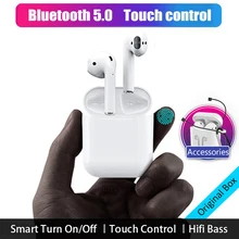 

i12 i10 tws Mini Wireless Earphone Bluetooth 5.0 Earphones Smart Touch Control Earbuds For iPhone Samsung i7 tws i10 Head phones