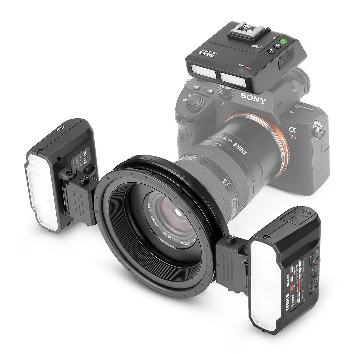 US $299.99 Meike MKMT24S Macro Twin Lite Flash Speedlite For Sony A9 A7III A7RIII And Other MI Hot Shoe Mount Mirrorless Cameras