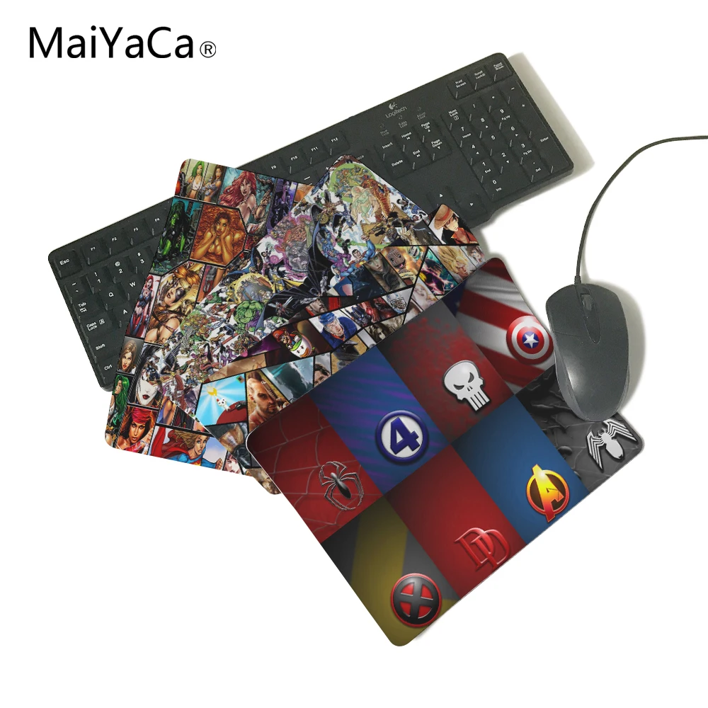 

MaiYaCa high quality marvel comics Computer Mouse Pad Mousepads Rubber Pad Speed version of the game mouse pad