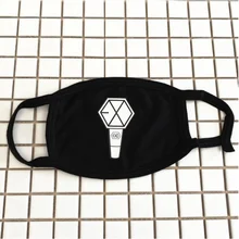 Kpop EXO хлопковая лицевая маска модная Противопыльный респиратор-маска унисекс Муфельная мордочка