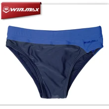 Winmax, модный дизайн, для серфинга, пляжная одежда, сексуальные мужские плавки, темно-синий цвет, плавки, бикини, купальники