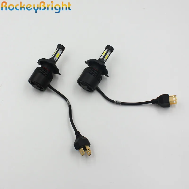 Rockeybright 9004 9007 LED Headlamp Bulb 12V 72W 8000LM 3Sides H4 9003