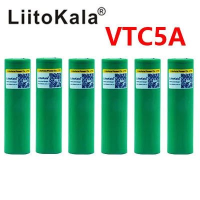 Оригинальный аккумулятор liitokala 3 6 В 18650 US18650 VTC5A 2600 мАч с высоким дренажом 30 А |
