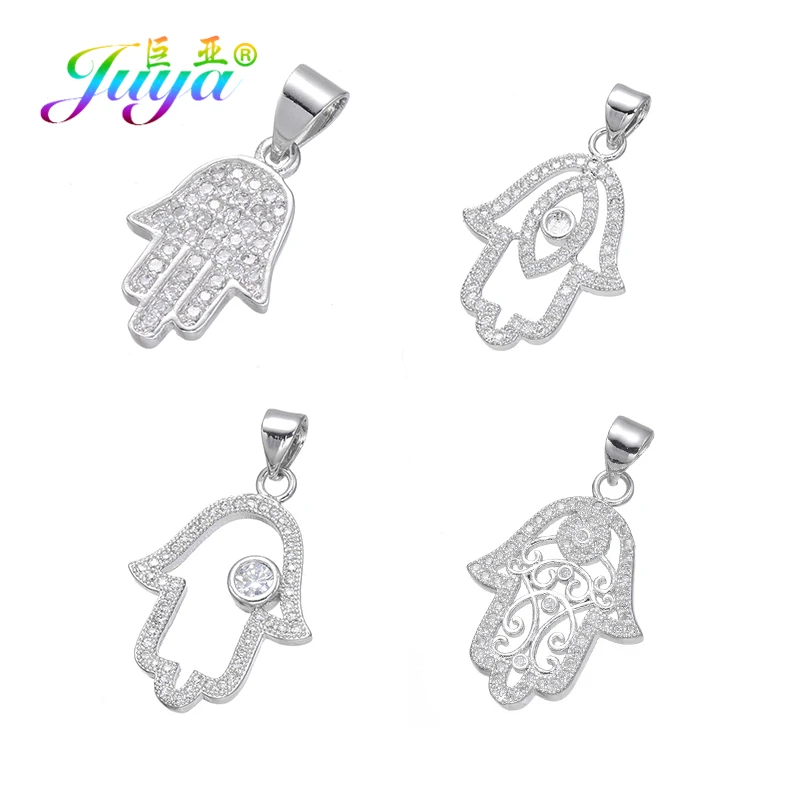 Juya DIY Турецкая фурнитура для ювелирных изделий золото/розовое золото рука гамса