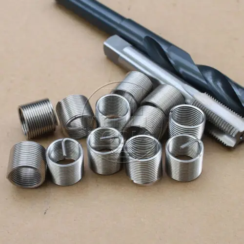 Катушка для ремонта резьбы M14 x 2 0 сверла и крана 12 вставок|drill drill|drill drill drilldrill insert |