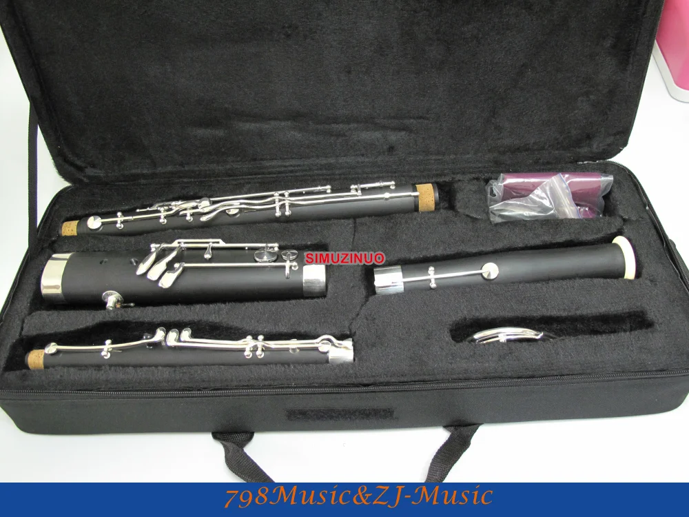 Высококачественный чехол с изображением бакелита Eb Bassoon cupronickel bocals серебряный