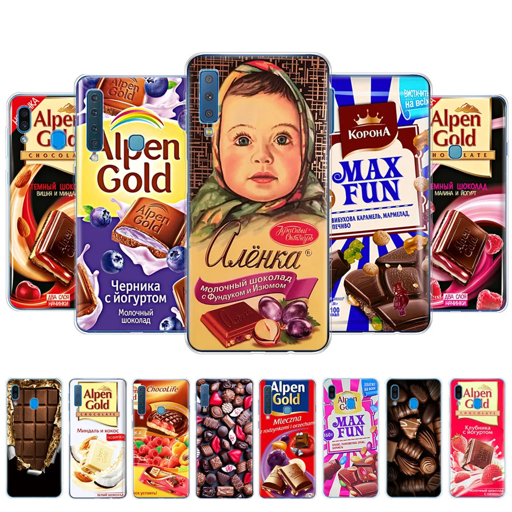 Чехол для Samsung A50 чехол Galaxy A51 A01 A71 A10 A30 A40 A70 A9 A7 2018 a30s a20s a50s a40s alenka bar chocolate|Бамперы| |
