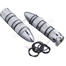 " 25 мм хромированная ручка мотоцикла рукоятка двигателя чехол для Honda GL1800 2001-2013 Shadow 600 750 Suzuki M50 C90