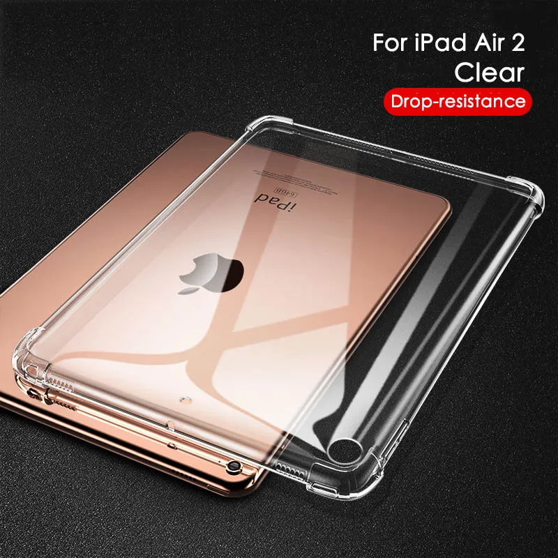 Чехол для iPad 9,7 чехол Pro 10,5 чехол для iPad Air mini 1 2 3 4 5 прозрачный силиконовый защитный чехол из ТПУ - Цвет: for iPad Air 2