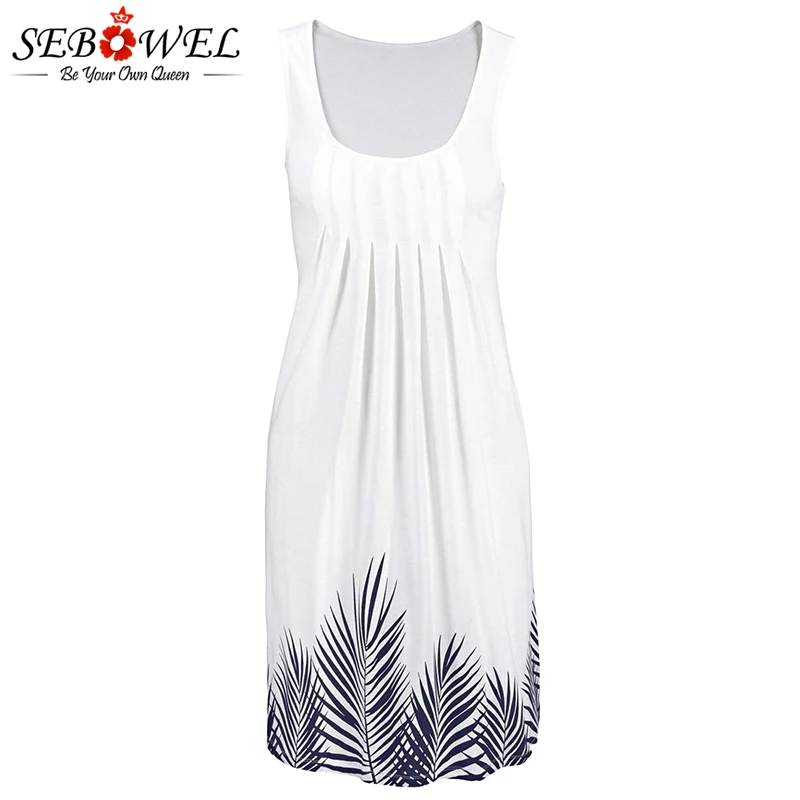 White-Black-Gray-Beachtime-Sleeveless-Beach-Dress-LC220646-1-3 