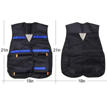 

LeadingStar Kids Tactical Vest for Nerf Gun N-strike Elite Series with Waist Band Strap Child toys