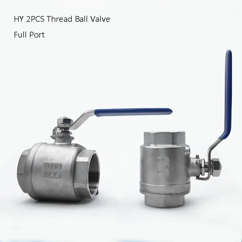 " Нержавеющая сталь шаровой клапан детской одежды из 2 предметов с резьбой шаровые краны тяжелого типа