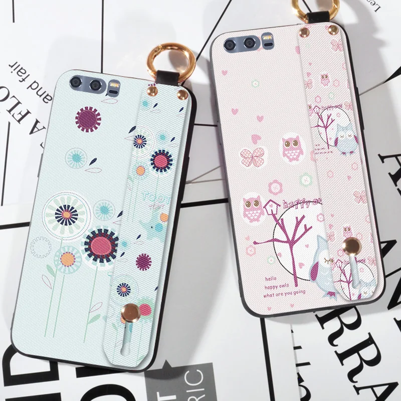 

Owl Ring Strap Cases For Huawei Honor 8 Pro 9 9i 10 Lite Holder Back Cover For Huawei Honor 7X 8C 8X Max Scrub Case Shell