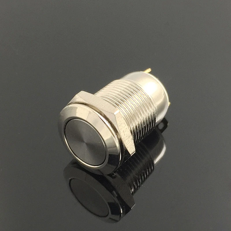 12mm metal button switch, reset button, waterproof start computer