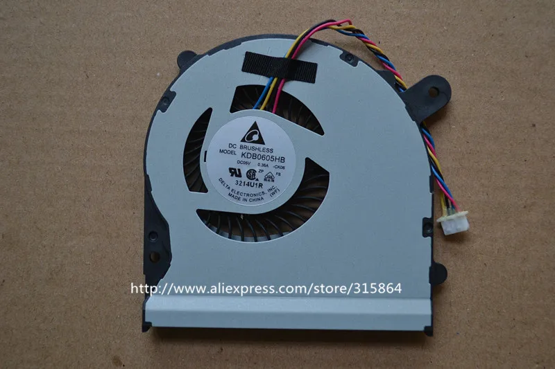 New KDB0605HB CPU Cooling Fan For ASUS VivoBook ASUS S400 S400C S400CA S400E X402 X402C X402E 4pin