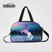 Dispalang, дорожные сумки с единорогом для женщин и мужчин, большая Вместительная дорожная сумка, складная сумка, унисекс, сумка для багажа, дорожные сумки