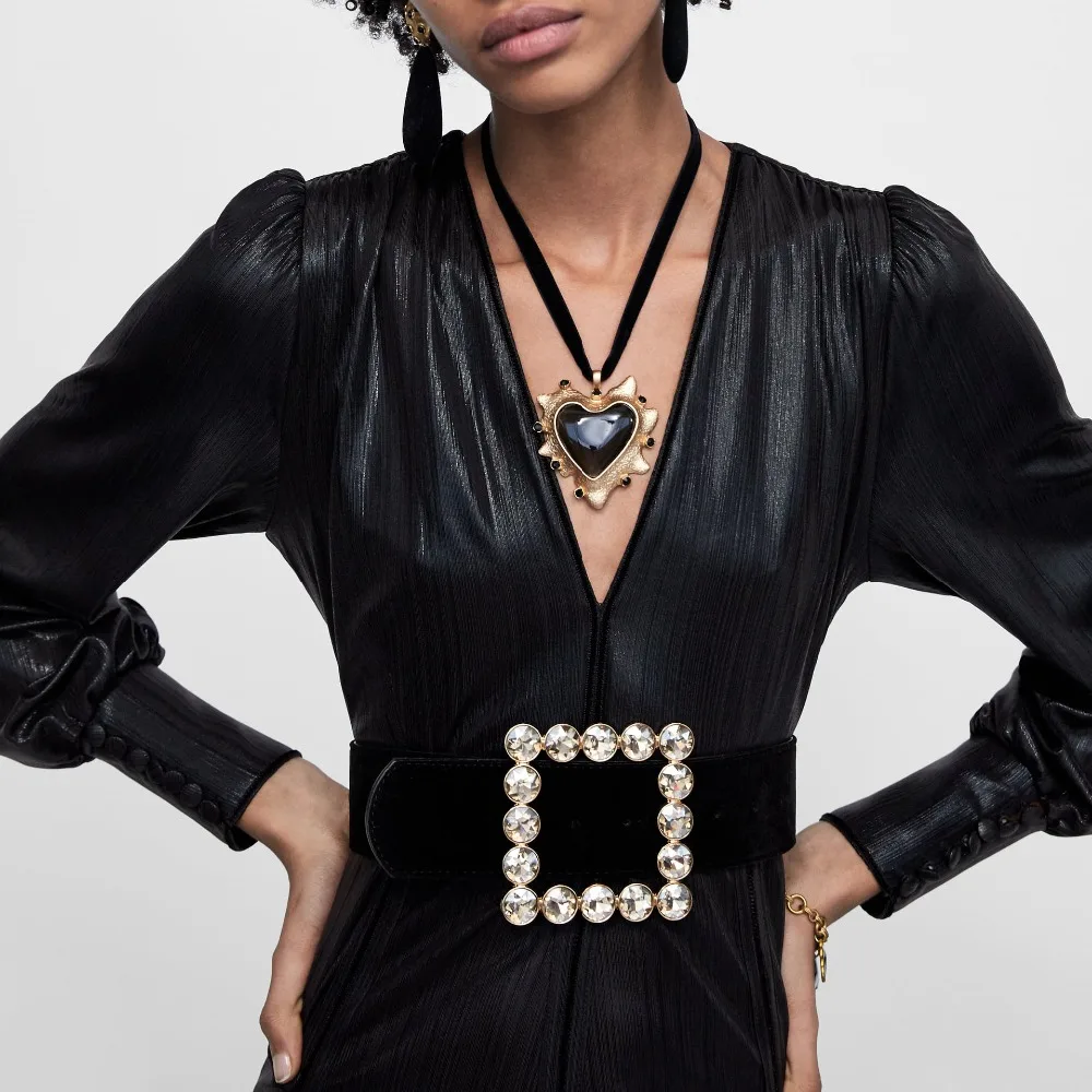 

Dvacaman Za Crystal Trendy Belt Geometric Squre Belt 2019 Fashion Women Party Statement Jewelry Accessories Wholesale Gift A121