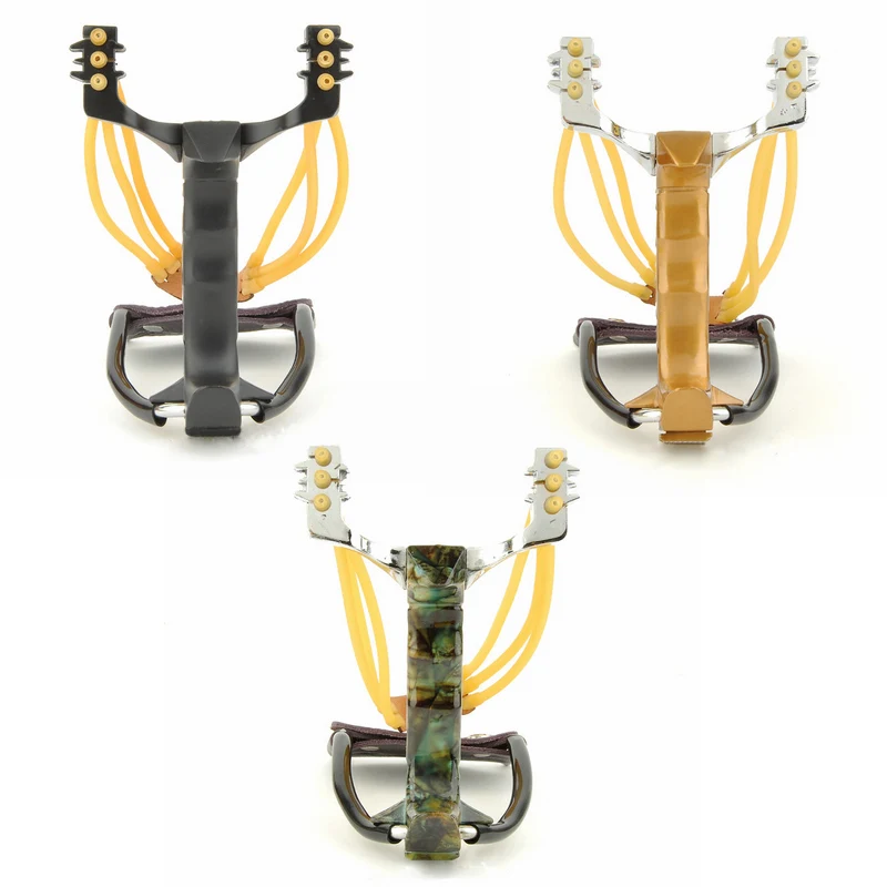 

2 Rubber Bands Folding Wrist Slingshot Catapult Competitive Outdoor Games Powerful Hunting Bow & Arrow Tools Hunting Slingshot