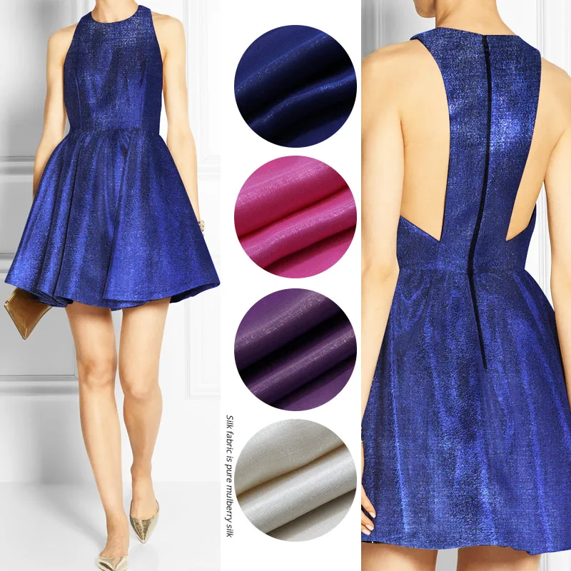 Colorful storms crisp linen fabric dress polyester fabric