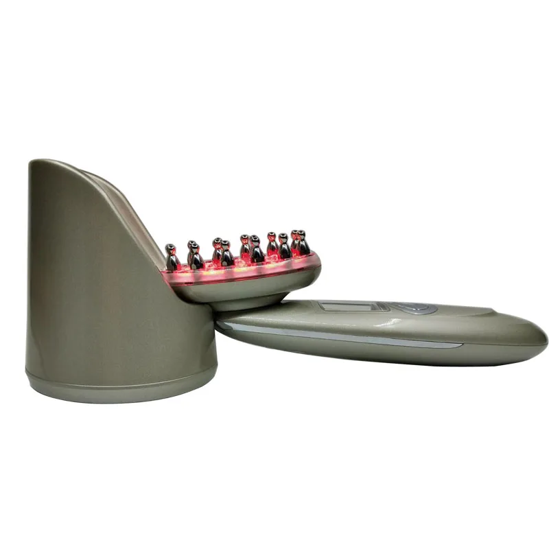 Estimulador do Folículo de Cabelo Perda de Cabelo do Cabelo Cabelo do Laser Elétrica Bio Microcorrente no Couro Cabeludo rf Ems Nutrir Anti do Laser Cabeça Relax Massager Máquina 10 massage bathtub