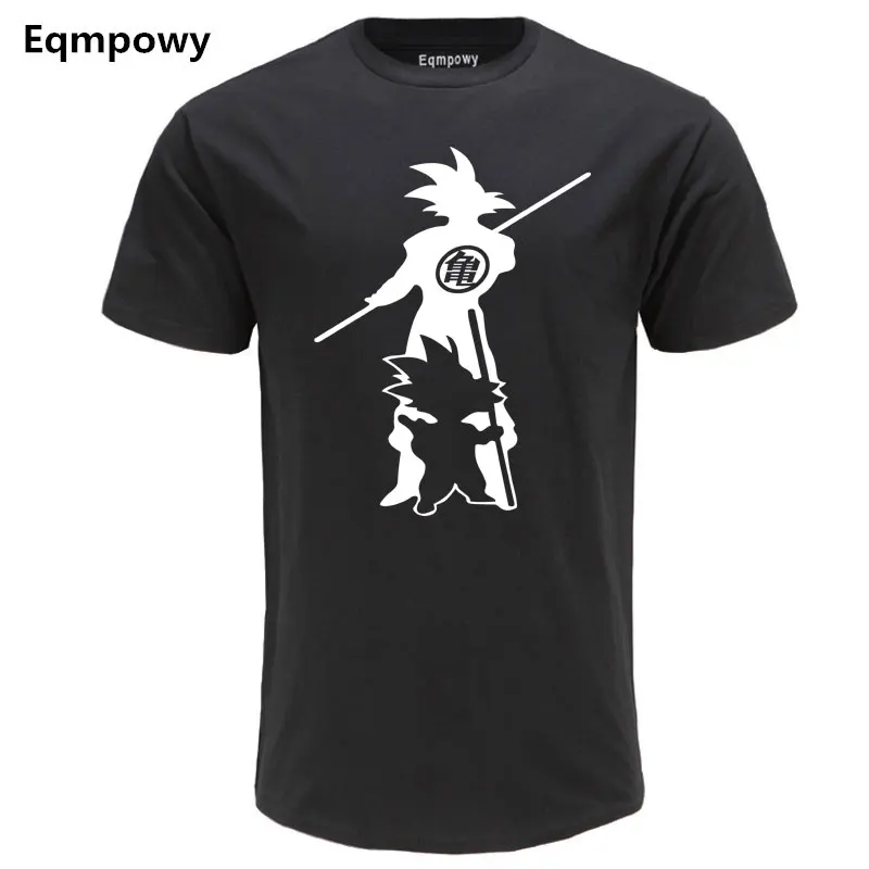 

Japan anime Dragon Ball Z T Shirt Super Saiyan fluorescent men Son Goku Tees Tops Men Clothes Plus size T-shirt