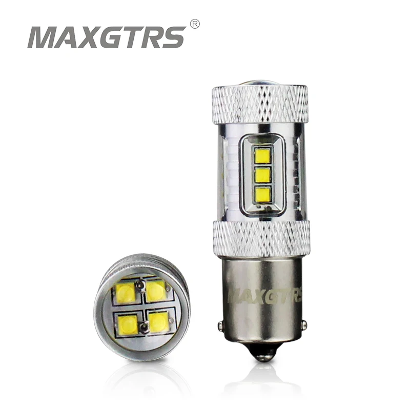 2x High Power S25 1156 BA15S P21W 80W CREE Chip XBD LED Car Reverse Backup Reverse