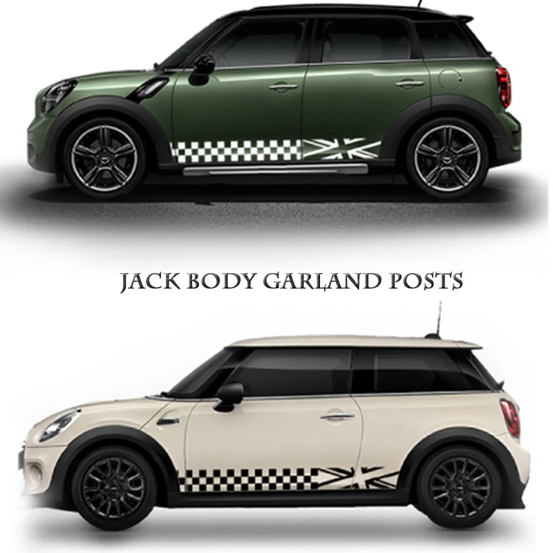 2 шт. наклейки на дверь автомобиля для Bmw Mini Cooper R56 R50 R53 F56 F55 R60 R57|Наклейки